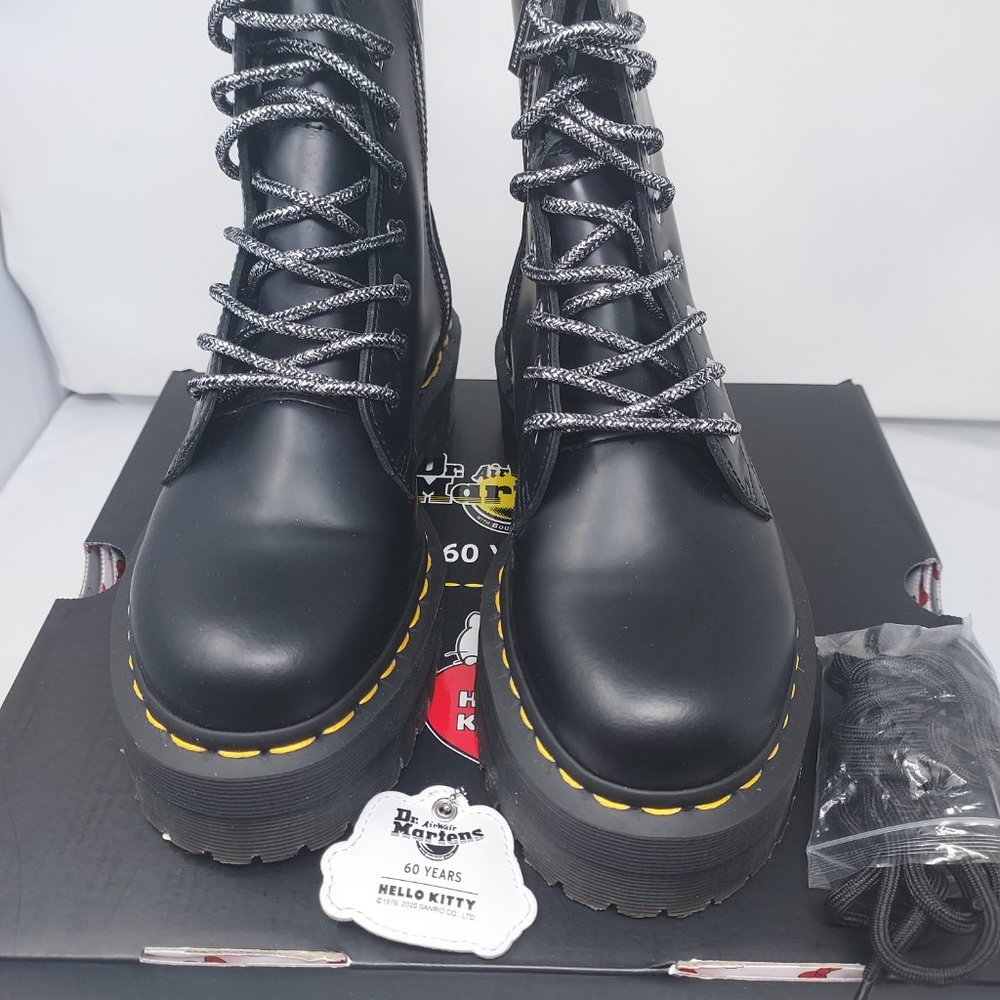 Dr. Martens x Hello Kitty Jadon Platform Chunky Sanrio Boots - Picture 7 of 12
